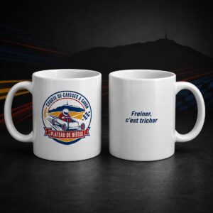 Mug officiel — logo et slogan