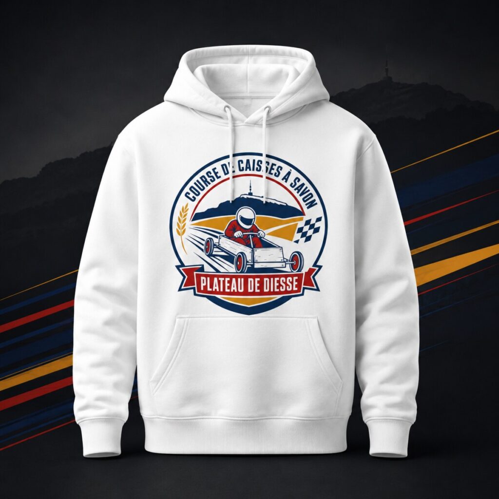 Sweat à capuche officiel — logo